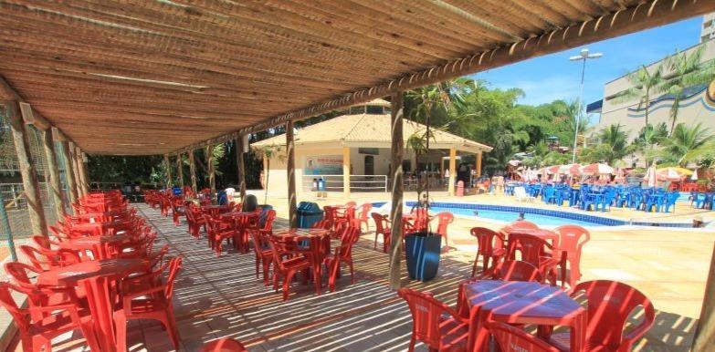 SUÍTE PARA ATÉ 4 PESSOAS EM GOLDEN DOLPHIN GRANDE HOTEL PISCINA 24h Caldas Novas Esterno foto