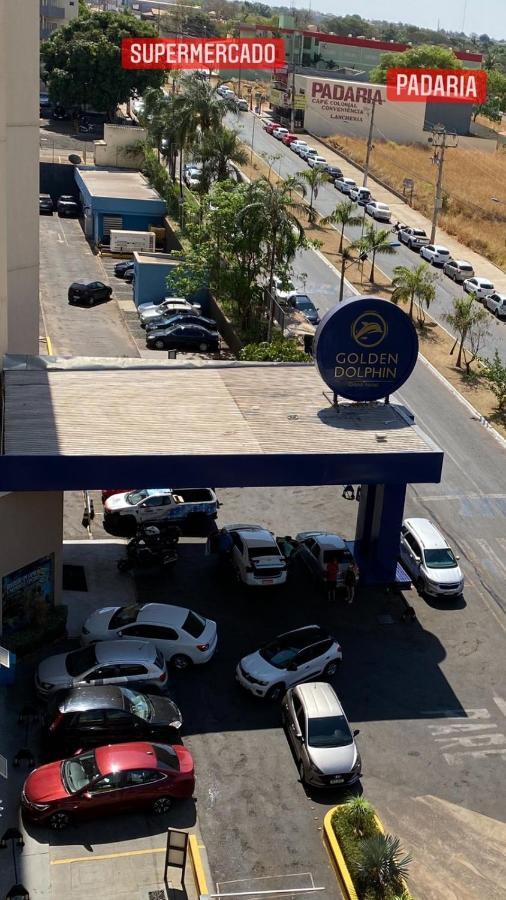 SUÍTE PARA ATÉ 4 PESSOAS EM GOLDEN DOLPHIN GRANDE HOTEL PISCINA 24h Caldas Novas Esterno foto