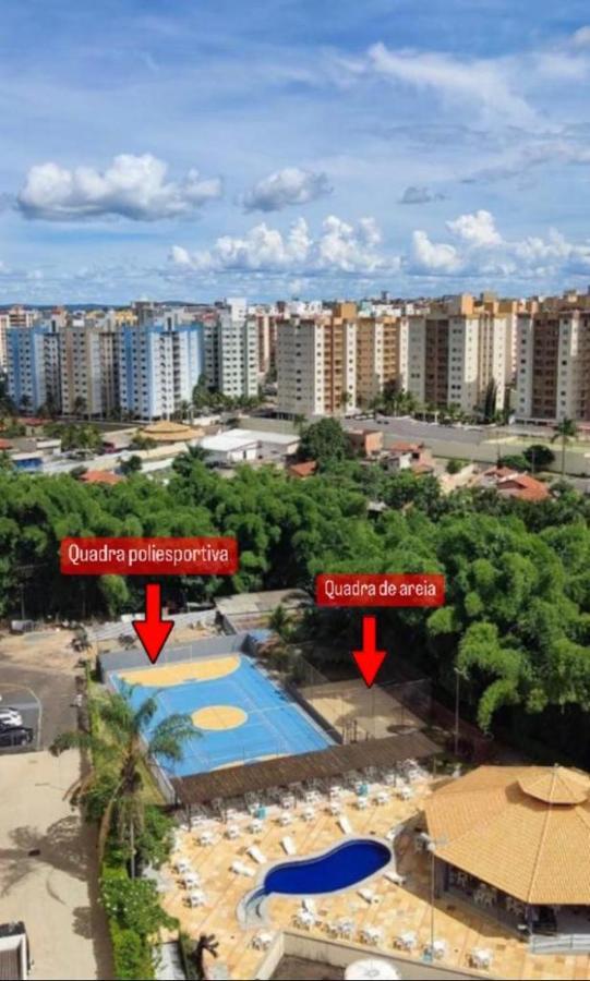 SUÍTE PARA ATÉ 4 PESSOAS EM GOLDEN DOLPHIN GRANDE HOTEL PISCINA 24h Caldas Novas Esterno foto