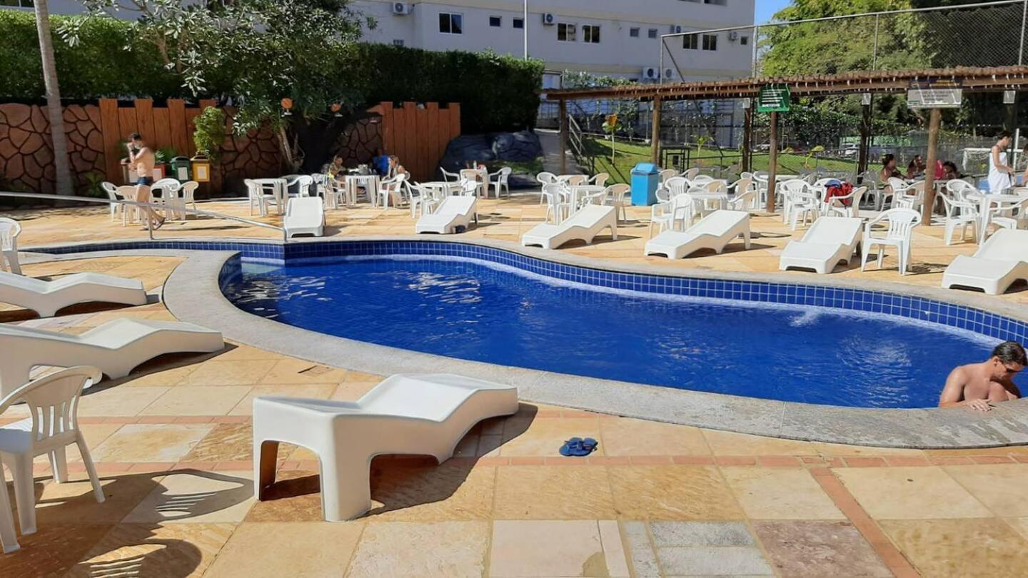 SUÍTE PARA ATÉ 4 PESSOAS EM GOLDEN DOLPHIN GRANDE HOTEL PISCINA 24h Caldas Novas Esterno foto